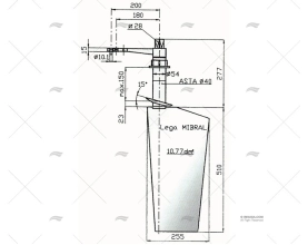 GOUVERNAIL DE SAFRAN RADICE 16/11 V ELICHE RADICE