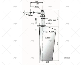 GOUVERNAIL DE SAFRAN RADICE 16/13 P ELICHE RADICE