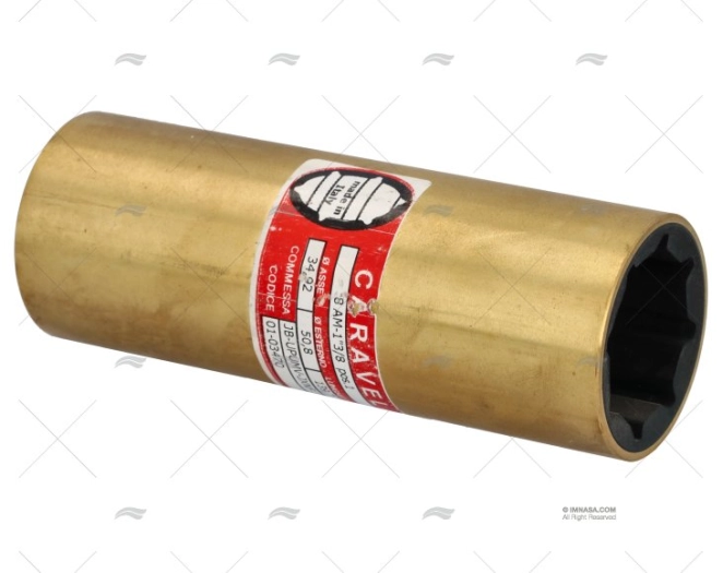 SHAFT BEARING BRASS-RUBBER 8AM 1'3/8 (1) CARAVEL