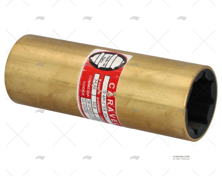 SHAFT BEARING BRASS-RUBBER 8AM 1'3/8 (1) CARAVEL