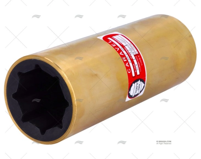 SHAFT BEARING BRASS-RUBBER 8AM 2' (2) CARAVEL