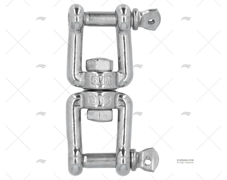 SWIVEL JAW & JAW S.S. 6mm