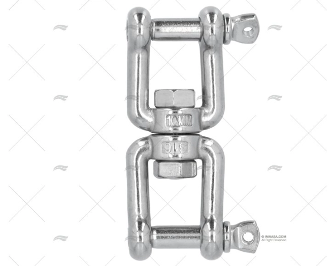 SWIVEL JAW & JAW S.S. 10mm