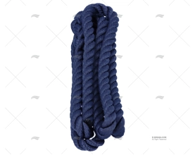 CORDAGE P/DEFENSE BLEU 10m 1,5m A/EPISSU