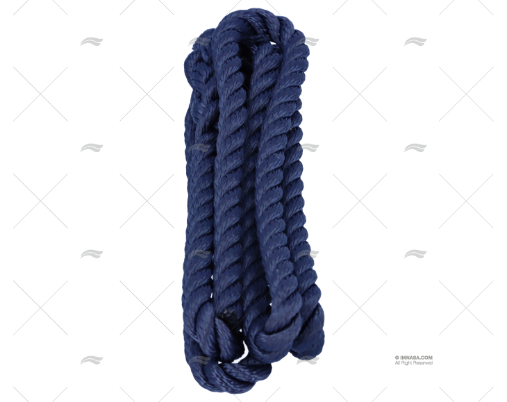 CORDAGE P/DEFENSE BLEU 10m 1,5m A/EPISSU MEYER