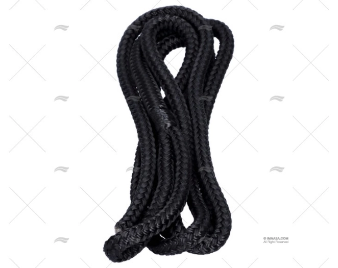 CORDAGE P/DEFENSE NOIR 08m 1.5m A/EPISSU