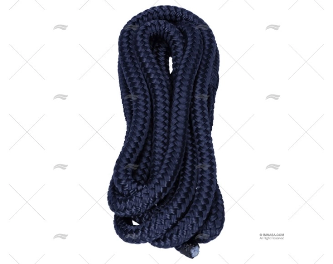 FENDER ROPE BLUE 10mm 2m W/BEND