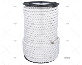 MOORING ROPE WHITE 22mm HIGH