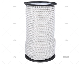 CORDAGE POLYESTER BLANC 12MM