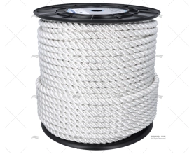 CORDAGE POLYESTER BLANC 14MM