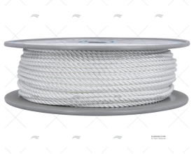 MOORING ROPE WHITE 6mm HIGH STRENGTH