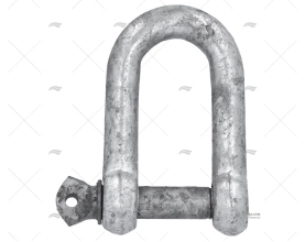 SHACKLE 'D' GALVANIZED 12mm