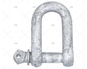 SHACKLE 'D' GALVANIZED 14mm