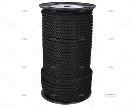 MOORING ROPE BLACK 12mm HIGH STRENGTH