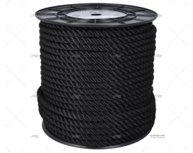 MOORING ROPE BLACK 14mm HIGH STRENGTH