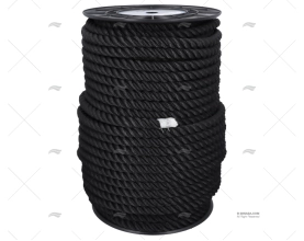 CORDAGE POLYESTER NOIR 18MM