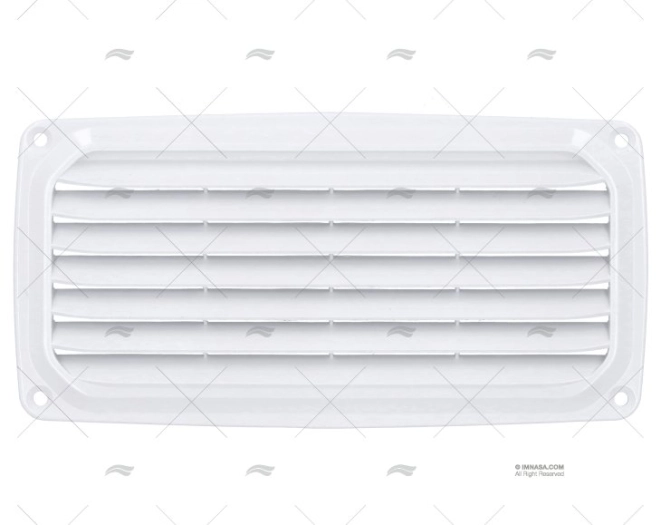 VENT PLASTIC WHITE 201mm