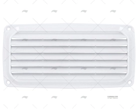 VENT PLASTIC WHITE 201mm