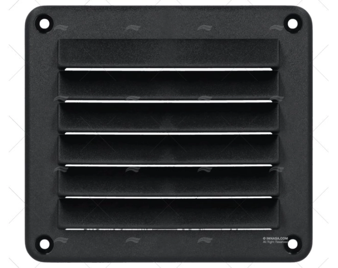 VENT PLASTIC BLACK 140mm