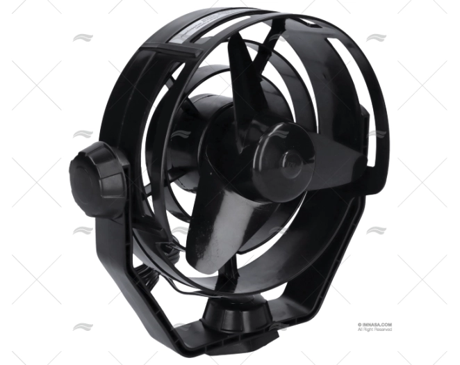 VENTILADOR TURBO 12V NEGRO HELLA MARINE