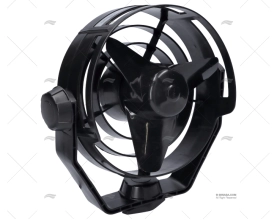 2-SPEED TURBO FAN 24V  PLASTIC BLACK HELLA MARINE