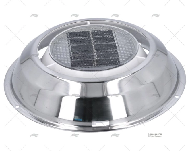 VENTILATEUR SOLAIRE 178MM INOX MARINCO