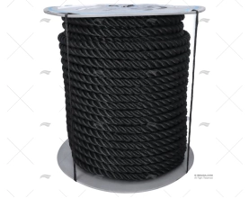 MOORING ROPE BLACK 16mm HIGH STRENGTH