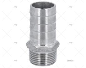 HOSE CONNECTOR MALE 3/4' x 25mm S.S.