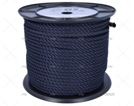 CORDAGE POLYESTER BLEU 8MM