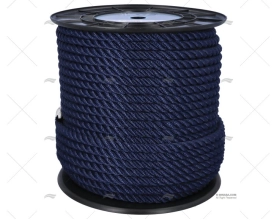 CORDAGE POLYESTER BLEU 14MM