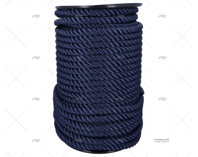 CORDAGE POLYESTER BLEU 20MM