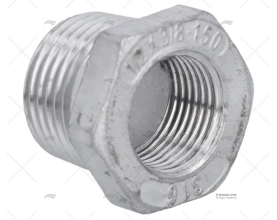 HEX BUSHING MALE 1/2' FEMALE 3/8' S.S.