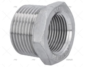 HEX BUSHING MALE 1' FEMALE 3/4' S.S.