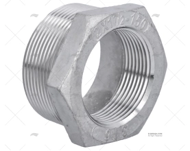 HEX BUSHING MALE 2' FEMALE 1 1/2' S.S.