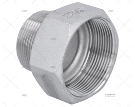 HEX BUSHING MALE 1"1/2 FEMALE 2" S.S.