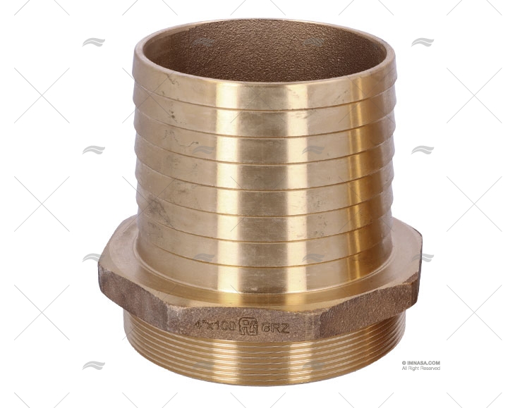 RACCORD TUBE BRONCE 4"x100mm GUIDI