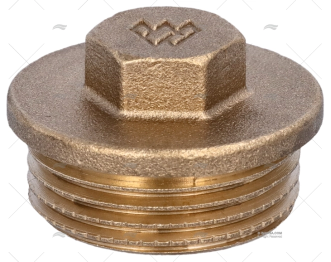 BRASS NUT PLUG  MALE 1