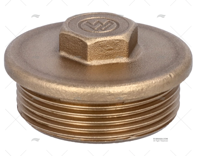 BRASS NUT PLUG  MALE 1 1/2