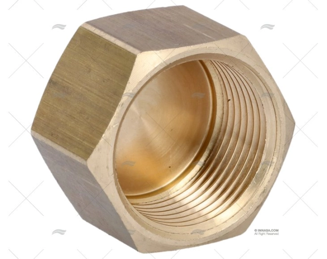 BRASS NUT PLUG FEMALE 3/4'