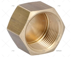 BRASS NUT PLUG FEMALE 3/4' GUIDI