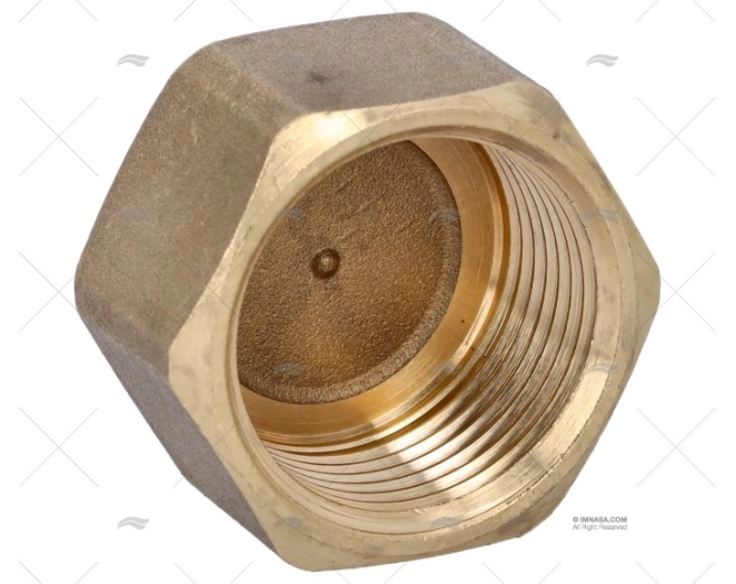 BRASS NUT PLUG FEMALE 1' GUIDI