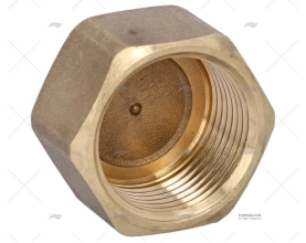 BRASS NUT PLUG FEMALE 1'