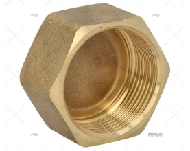 BRASS NUT PLUG FEMALE 1 1/4' GUIDI