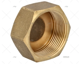 BRASS NUT PLUG FEMALE 1 1/2' GUIDI