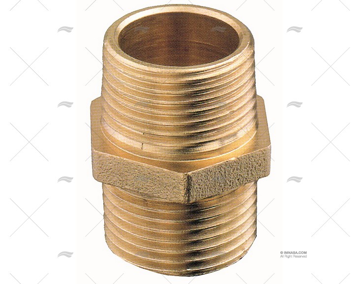 BRASS COUPLER  MALE-MALE 1/8' GUIDI