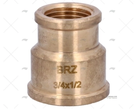 BRASS BUSH  FEM-FEM. 3/4