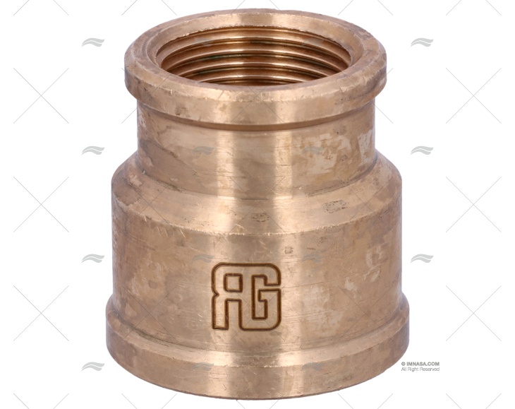 CONEXÃO BRONZE H-H 1"-3/4" GUIDI GUIDI