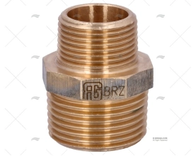 CONEXÃO BRONZE M-M 1"-3/4" GUIDI