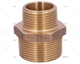 CONEXÃO BRONZE M-M 1"1/4-1" GUIDI