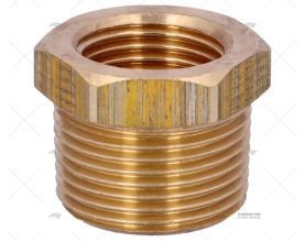 BRONZE COUPLER  MALE-FEM. 3/4